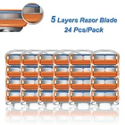 Лезвия для бритвы Gillette Fusion, 5 лезвий, из нержавеющей стали