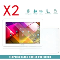 2pcs tablet tempered glass screen protector cover for archos 90 copper tablet computer anti scratch explosion proof screen