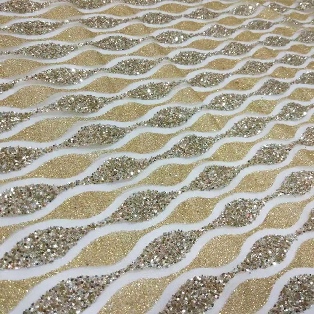 

Лидер продаж сияющая кружевная ткань серебряного цвета 5 двор с яркой блестящей бумагой скольжения Мощность золото Цвет чистая вечерние пл...