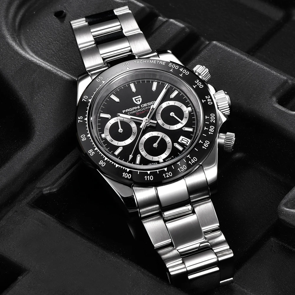 Часы наручные Pagani Мужские автоматические водонепроницаемые спортивные