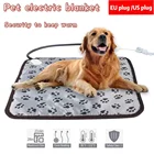 Регулируемое одеяло с подогревом, электрическая грелка для собак и кошек, защита от укусов