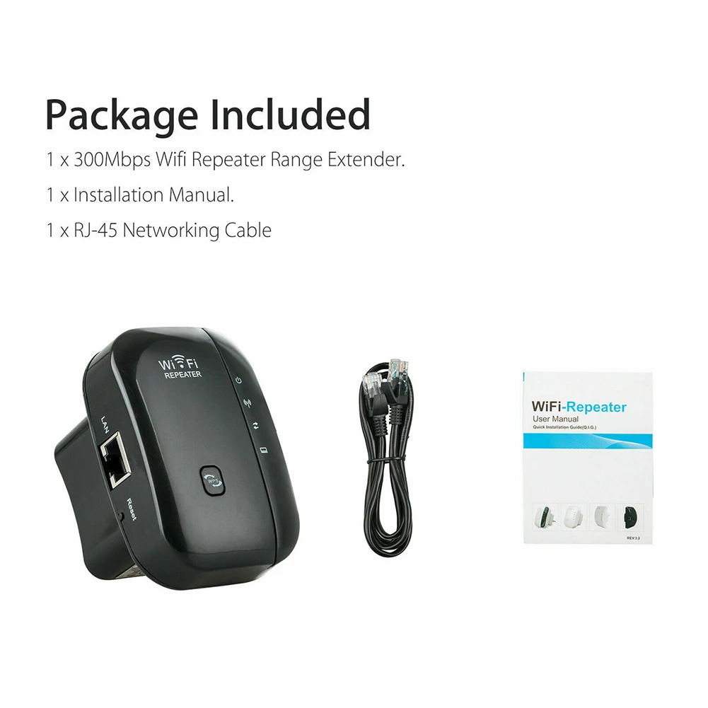 Office Internet Amplifier Mini High Speed Plug Reliable Signal Booster Range Extender Wireless WIFI Repeater Ethernet Port Home