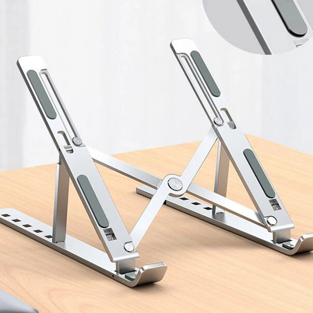 

Aluminum Alloy Laptop Stand Riser Adjustable Desk Holder for MacBook Air Pro ipad Notebook Laptop Tablet Stand