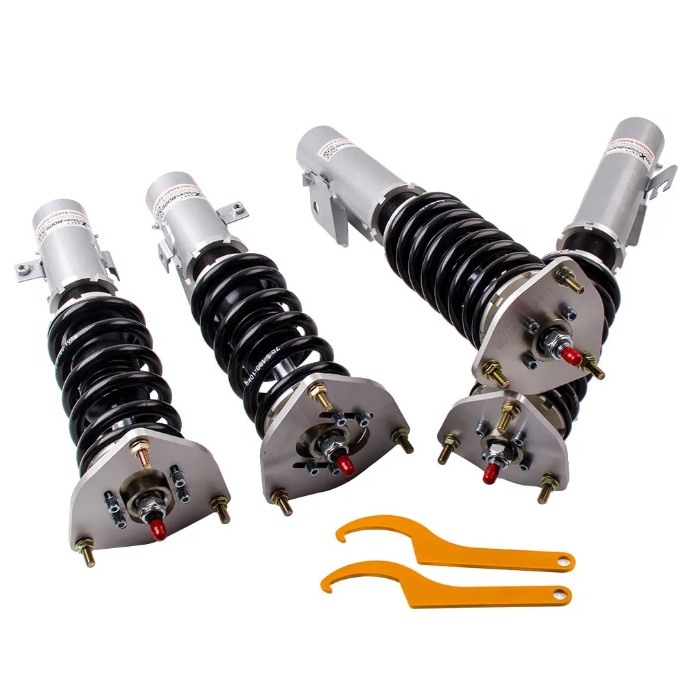 Coilovers для Subaru Impreza WRX GC8 24 Ways Adj. Демпфер 1993 2001 серая подвеска демпфер сила камберная