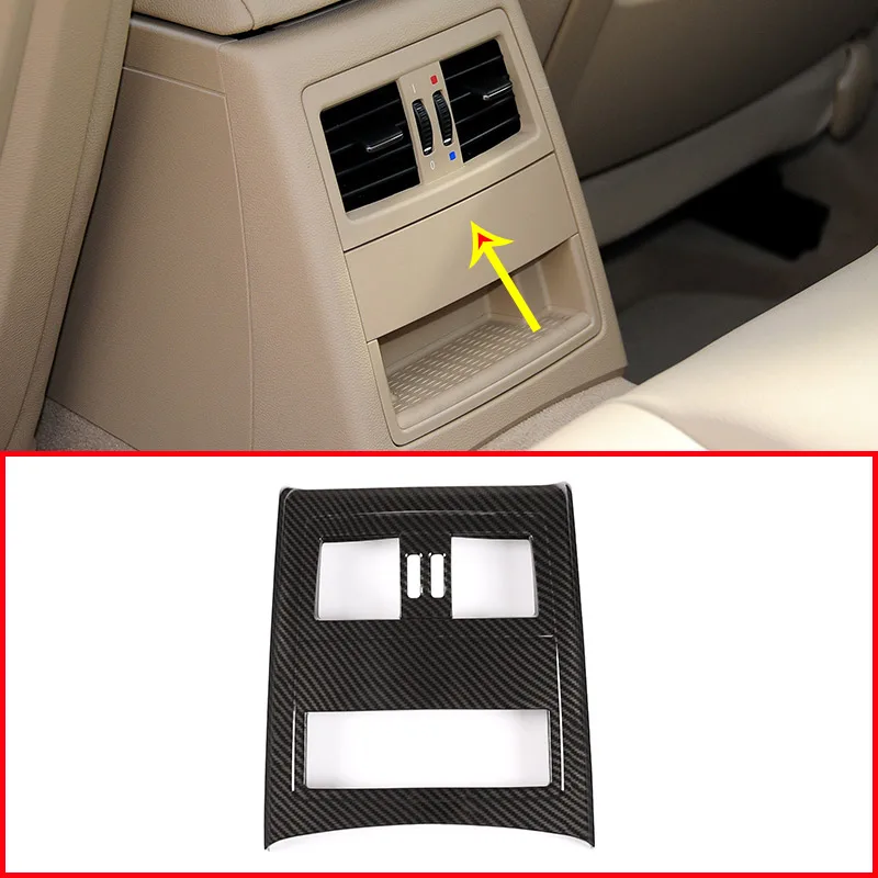 Для Bmw E90 2005-2012 3 серии карбоновое волокно авто Интерьер задний кондиционер
