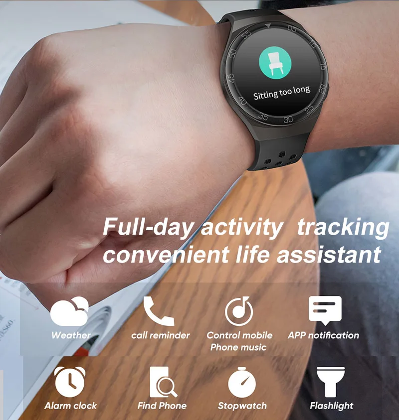 smart watch men true blood oxygen sport clock fitness smartwatch for huawei apple samsung watch gt 2e women smart watch gt2e free global shipping