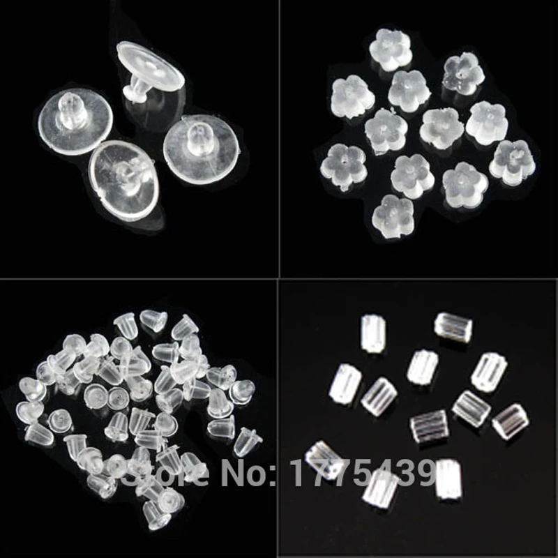 Бесплатная доставка резиновая серьга Hypo с застежкой Большие подушечки в виде