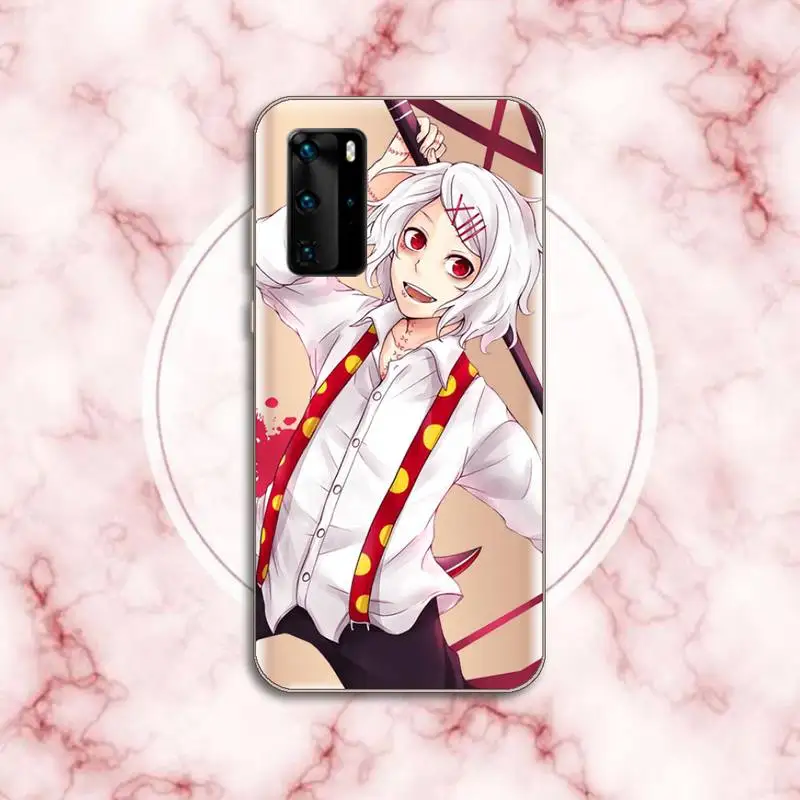 

anime JUUZOU SUZUYA Tokyo Ghouls Phone Case Transparent for Huawei P honor 8 10i 20 30 40 smart 2019