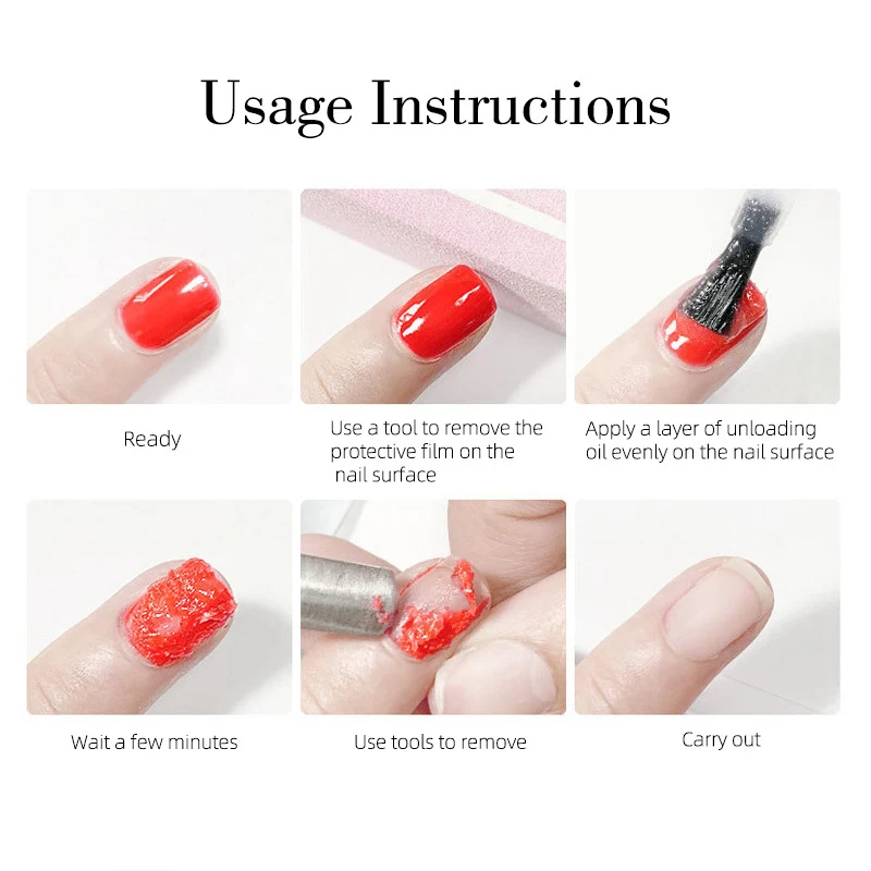 Hot Nail Polish Remover Soak-Off Gel Fast Art Clean Removal Non-Irritating 15ml CUN 668 | Красота и здоровье