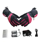 Перчатки с электроподогревом для мужчин и женщин, подкладки для улицы, на батарейках, с пятью пальцами, с USB-зарядкой, теплые, для велоспорта и лыжного спорта