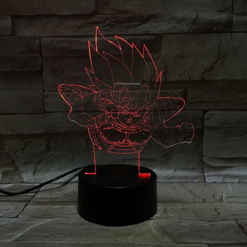 VCity 3D ночник Dragon Ball серии Goku мультфильм рисунок Touch беспроводной USB лампа атмосферное освещение домашний магазин стол современный декор