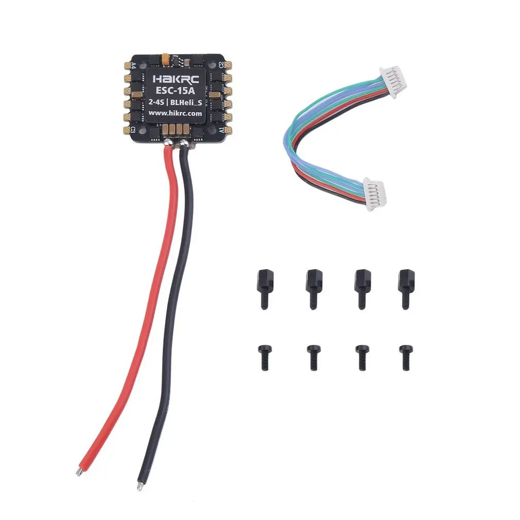 HAKRC 4 в 1 ESC 15A 2-4S BLHeli_S Dshot Oneshot электронный контроллер скорости для мини F3 F4 Flytower RC