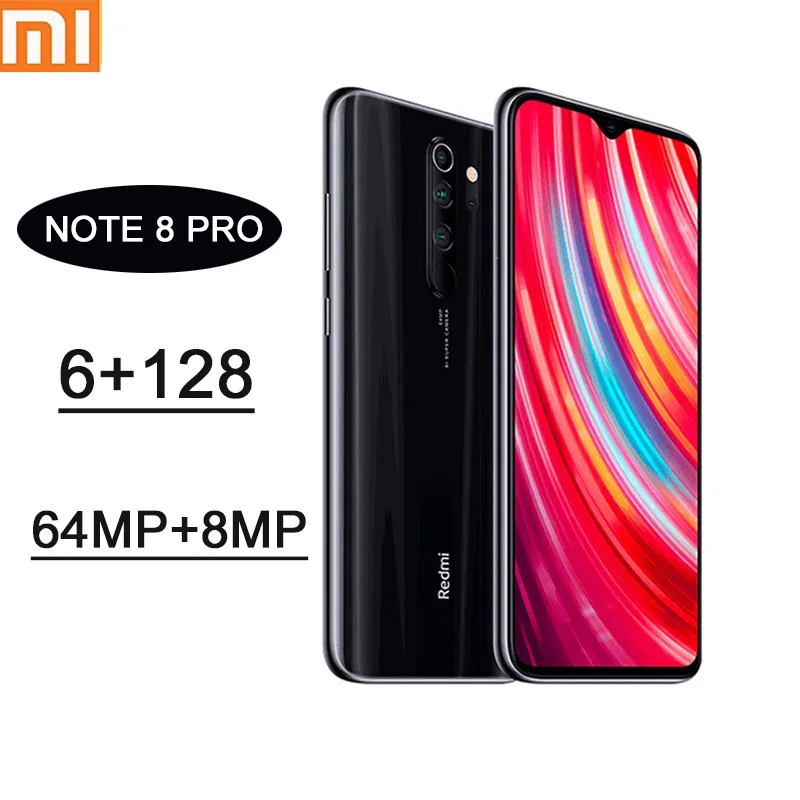 

Xiaomi Redmi Note 8 Pro Smartphone 6GB RAM 128GB ROM Helio G90T 4500mAh 64MP Quad Camera