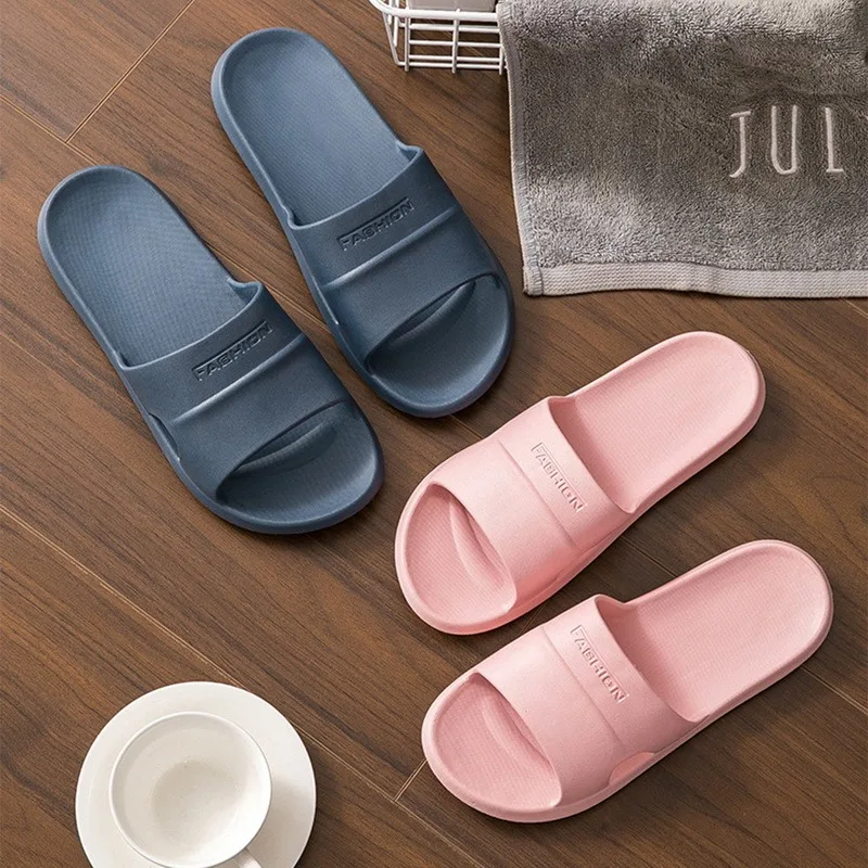 

Summer Slippers Shower Sandal EVA Massage Drainage Holes Non-Slip Light Bathroom Indoor Women Men Flip Flops Slide Pool Shoes