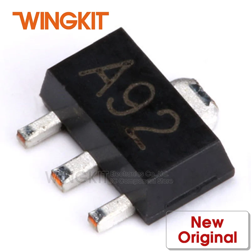 20PCS A92 SOT 89 3L PNP Plastic инкапсулировать транзисторы SMD 305V/500mA / hfe = 100 300|Аксессуары для
