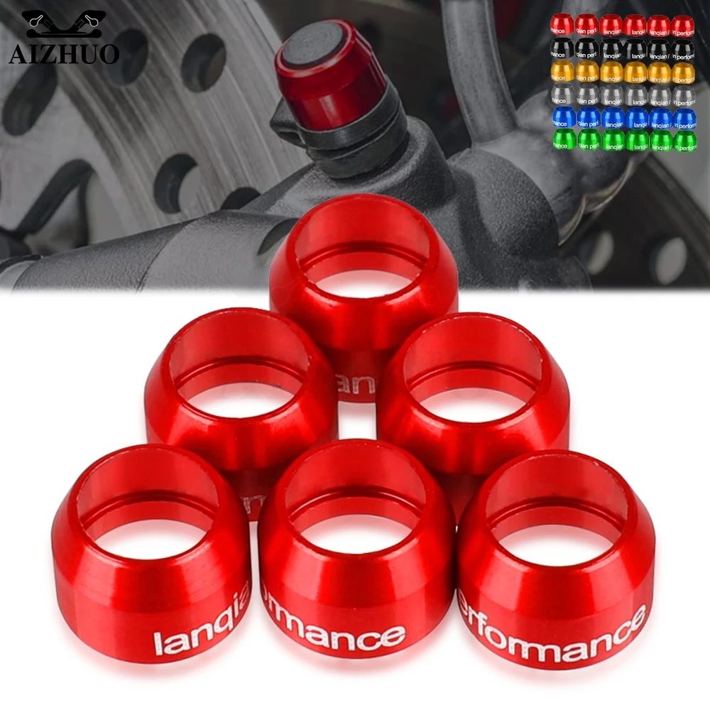 

FOR DUCATI SUPERBIKE 1098 R S 1198 S CORSE 1198SP 899 959 1199 1299 Panigale S Motorcycle Universal Billet Bleed Valve Cover Kit