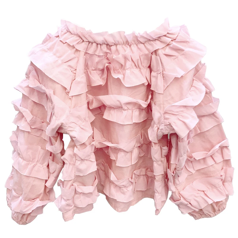 Кружевная рубашка для девочек весенне осенняя коллекция 2020 года новая