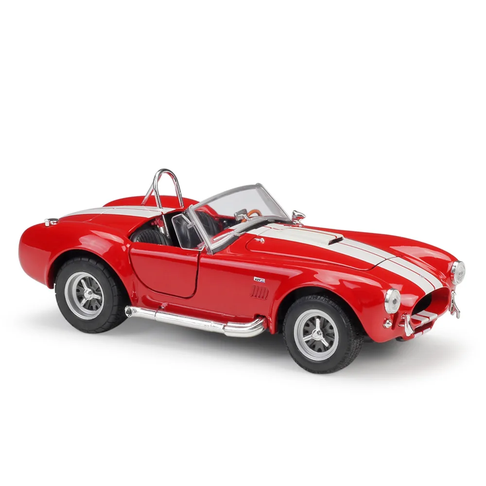 Welly 1:24 оригинальная коробка 1965 SHELBY COBRA 427 литая модель автомобиля Игрушечная