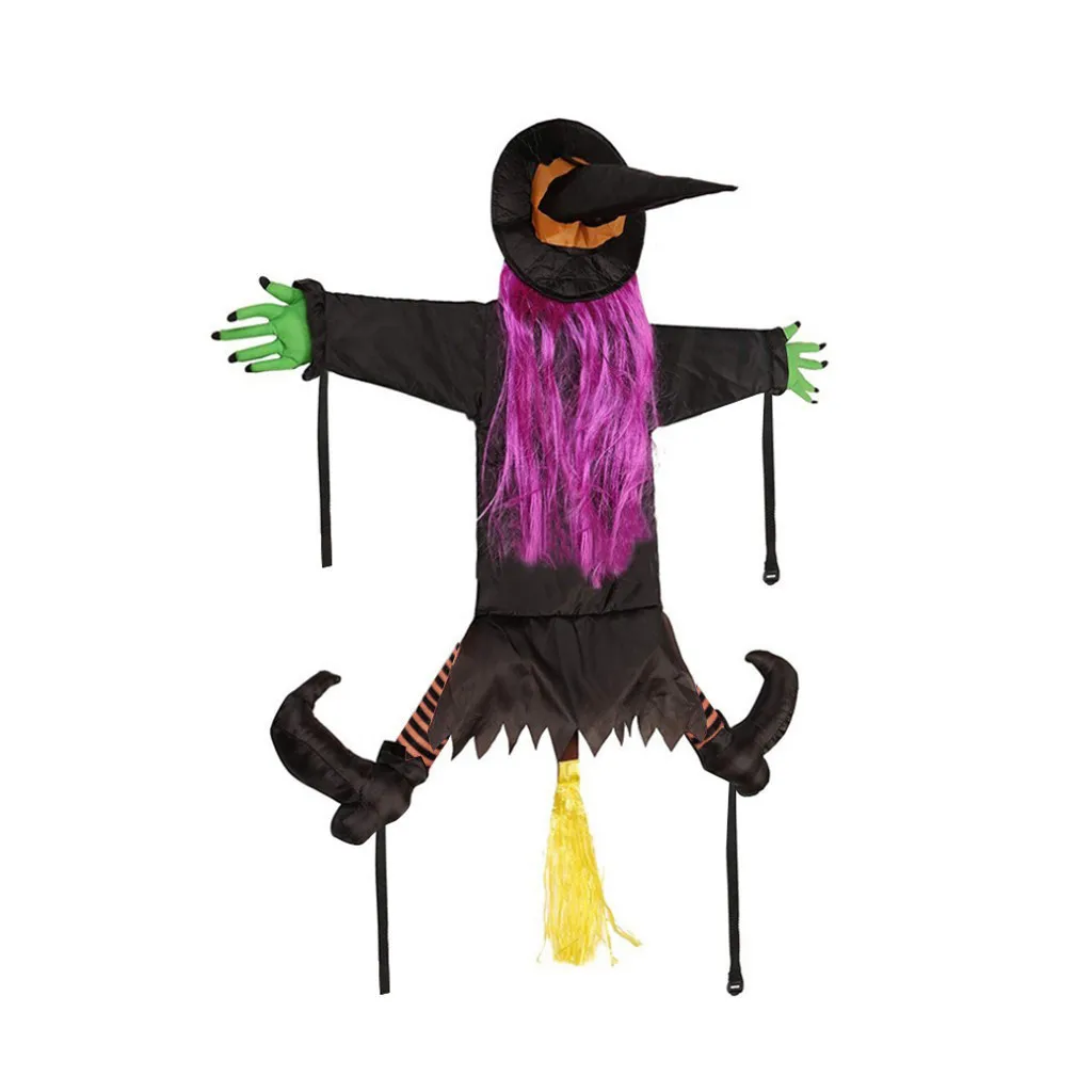 Хэллоуин дерево дверь крыльцо украшение реквизит сбой ведьма в Украшение