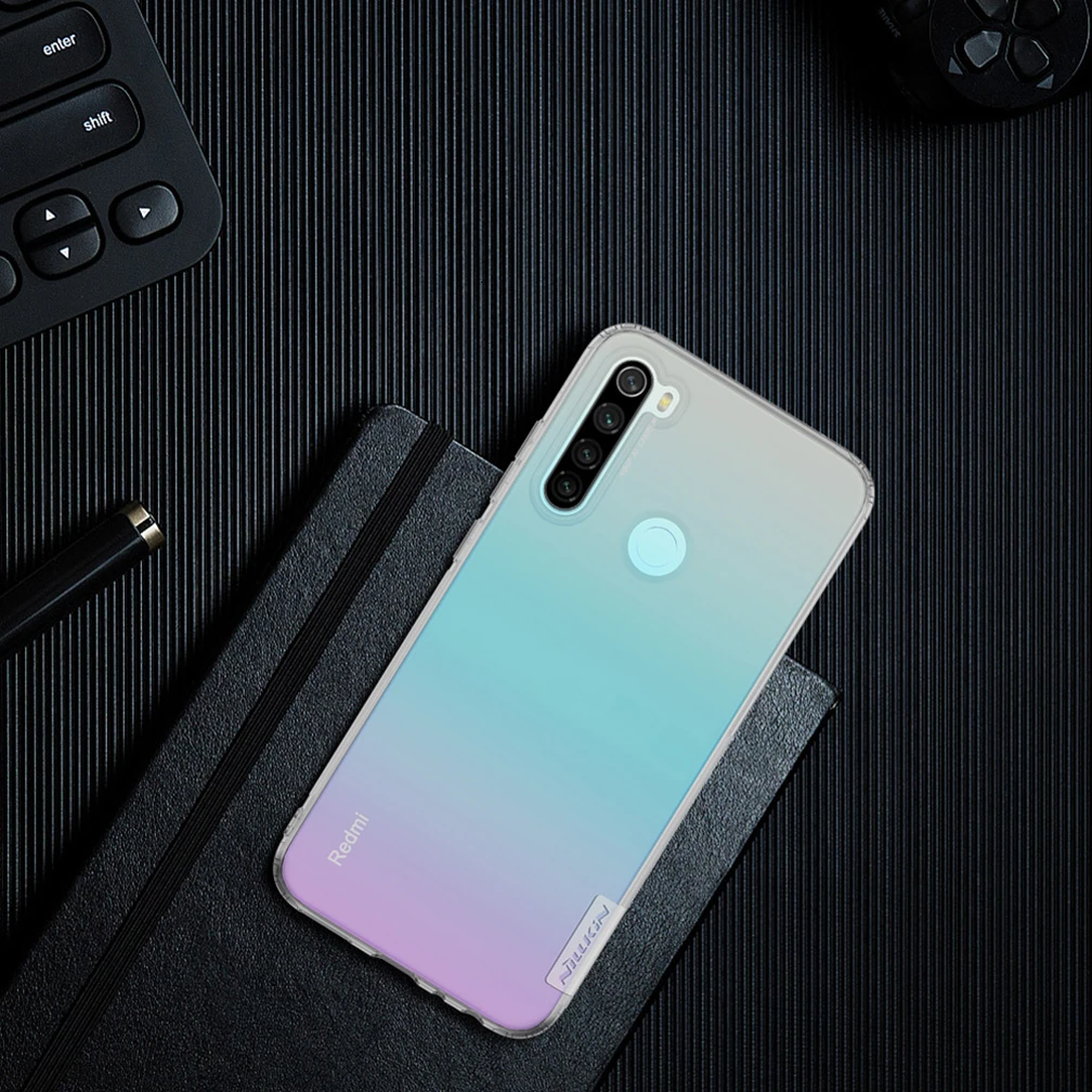 Nillkin Мягкие Чехлы из ТПУ с изображением природы чехол для Xiaomi Redmi Note 8 pro Чехол