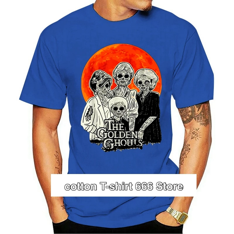 

The Golden Girls-Camiseta Vintage para hombre, Camisa de algodón Negro S 4Xl