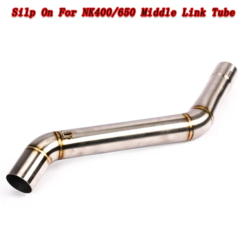 Silp On для NK 400 650 мотоциклетная средняя Соединительная труба из нержавеющей стали 51