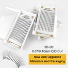 Накладные ресницы Abonnie 3D4D5D6D из искусственной норки