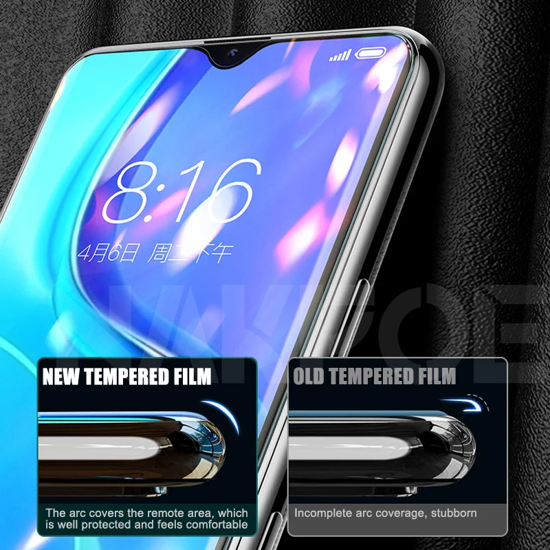 9D Tempered Glass For Xiaomi Redmi 9 9A 9C 9T 8 8A 7 7A Safety Protective Glass Redmi Note 9T 8S 9S 9 8 7 Pro Screen Protector
