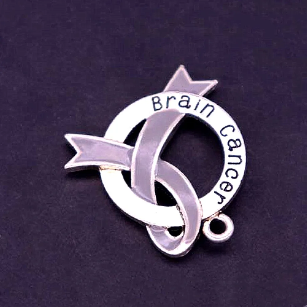 Металлическая эмалированная осведомленная серая лента для изучения Рака Мозга