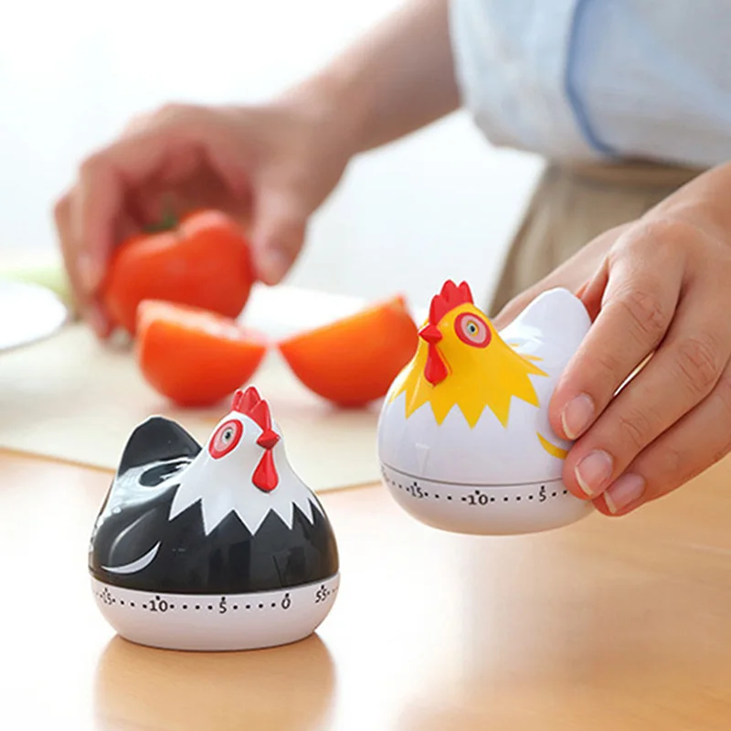 

Cute Chick Cartoon Electronic Cooking Timer Mechanical Kitchen Cooking Accessory AUG889