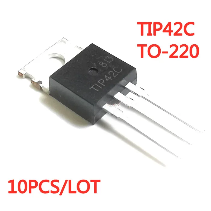 10 шт./лот Новый TIP42C TIP42 TO-220 6A100V кремниевый силовой транзистор | Электронные