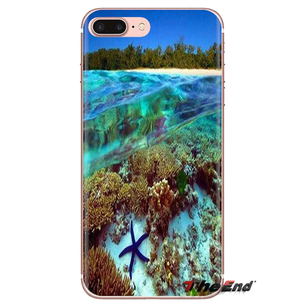 For Samsung Galaxy S2 S3 S4 S5 MINI S6 S7 edge S8 S9 Plus Note 2 3 4 5 8 Coque Fundas The Great Barrier Reef Wonder TPU Bag Case |