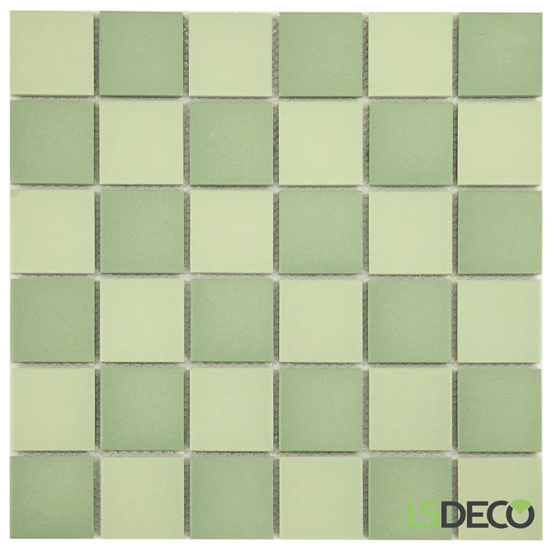 

Green unglazed porcelain tiles,Tiles for floor,Swimming pool tiles,LSUG4804