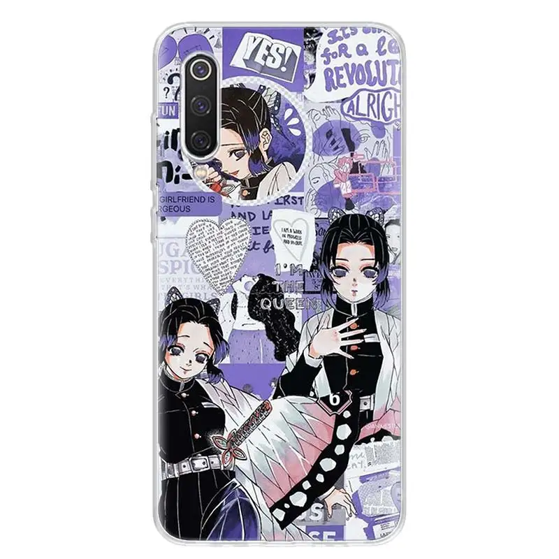 hot demon slayer kimetsu no yaiba phone case cover for xiaomi note 10 mi 11 10 9 8 cc9 5x 6x x3 nfc f1 f2 pro lite a1 a2 a3 so free global shipping