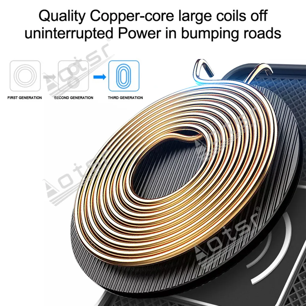 QI автомобильное инфракрасное Быстрое беспроводное зарядное устройство для Honda