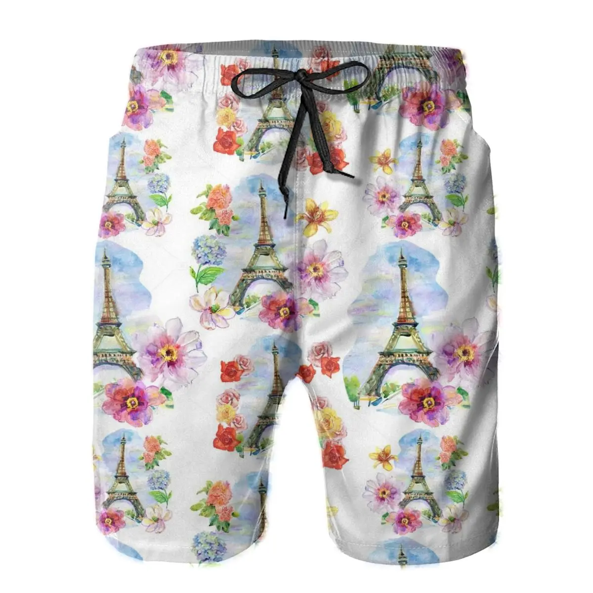 

New Fashion Men Sporting Beaching Shorts Lighthouse And Ship Shark Sea Wave Shell Sweatpants Fitness Short Men Shorts Quick Dry