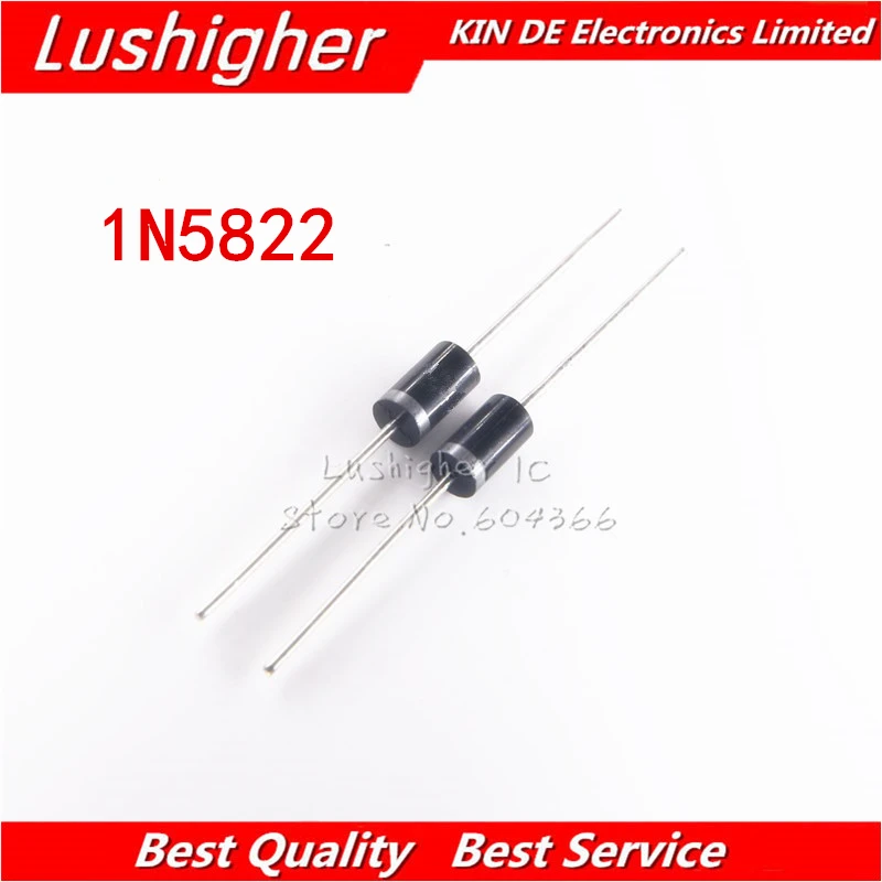 

50 шт. 1N5822 IN5822 диод Шоттки 3A 40V DIP