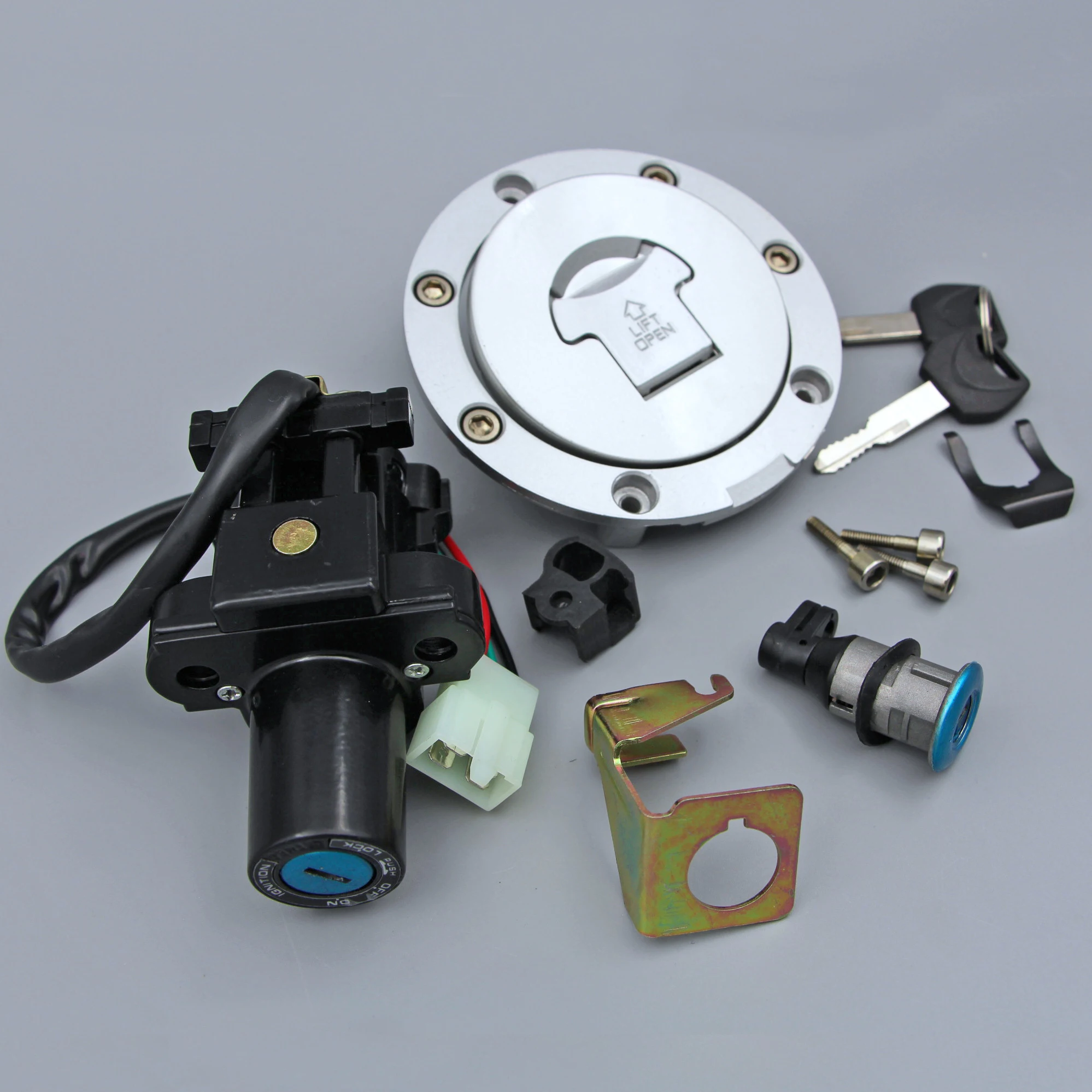 Замок переключателя зажигания крышка для бензинового бака подходит CBR600 F4 F4I 2001 2006