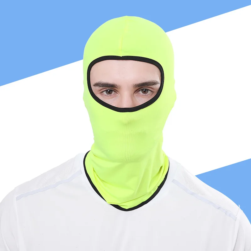 

New Summer Sunscreen Windproof Camouflage Balaclava Outdoor Sports Cycling Hat For Men Women Bicycle Quick Drying Thin Cap X007