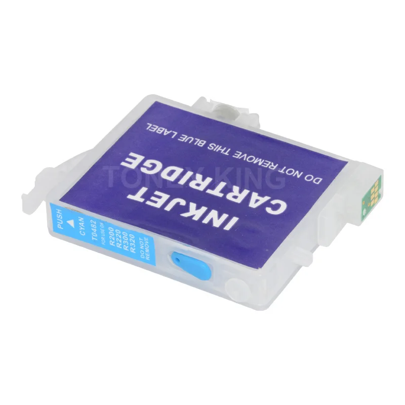 Тоней Кинг T0481 чернильный картридж для Epson Stylus Photo R200 R220 заправляемые чернильные