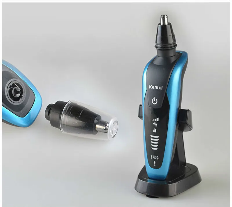 Триммер для бороды IPX7 перезаряжаемый 3 в 1 водонепроницаемый 4D плавающие головки