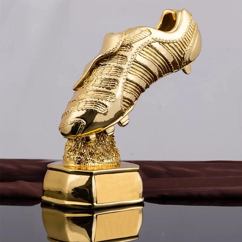 new style big size  Football Golden Boot Shoe Trophy Replica The Golden Boot Award football shoes fans souvenir