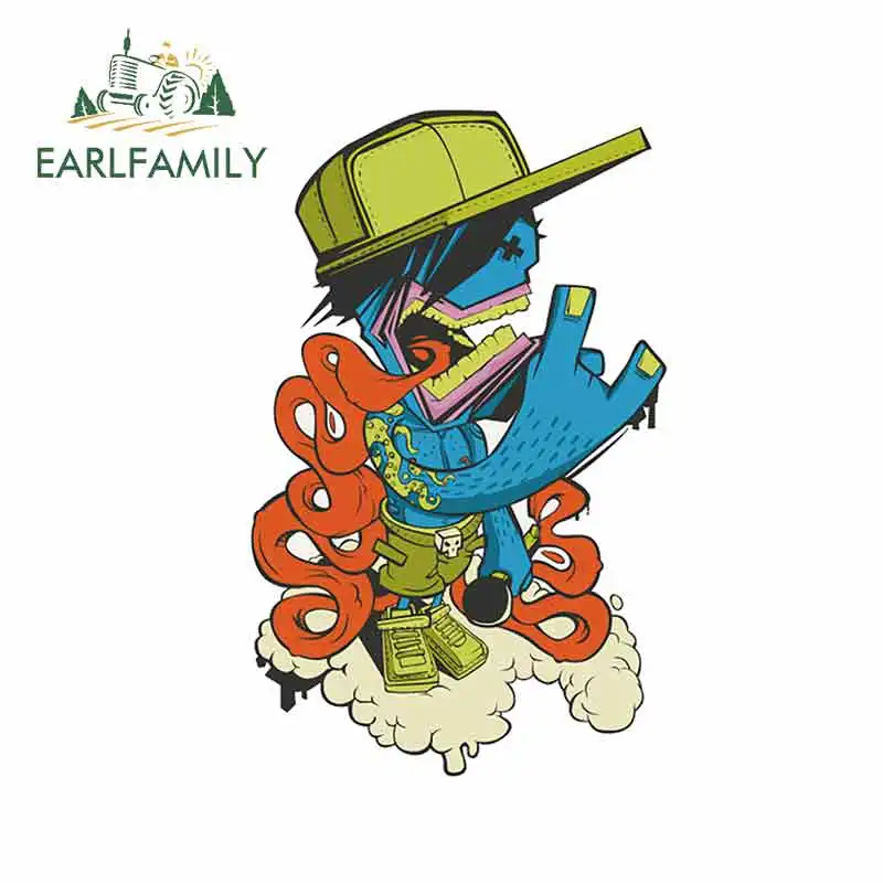 

EARLFAMILY 13 см x 8,2 см для зомби хип-хоп красивая наклейка водонепроницаемые автомобильные наклейки «сделай сам» виниловая автомобильная пленка...