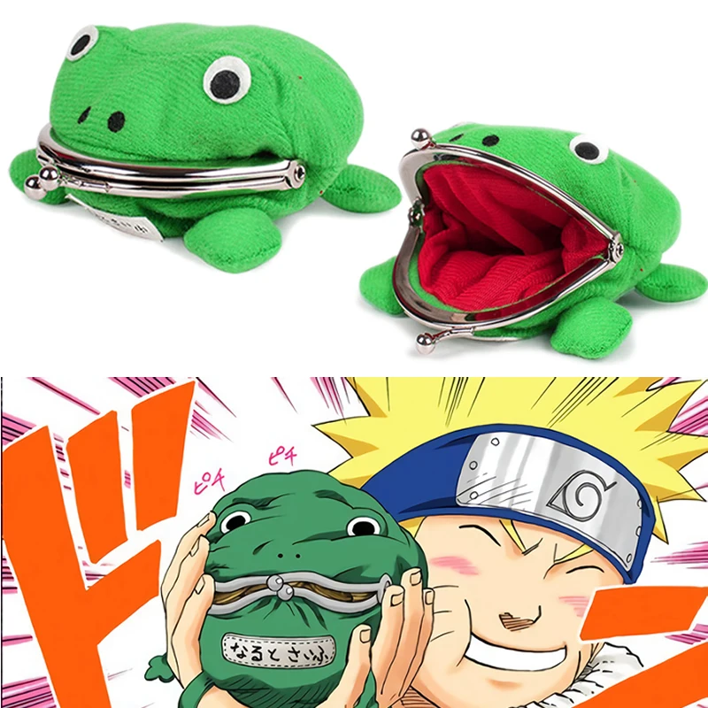 Кошелек удзумаки Наруто-лягушка мультяшный кошелек каваи Наруто кошельки для