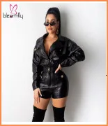 Комплект из двух предметов в полоску размера плюс 2xl~ 6xl, Женский Осенний топ с капюшоном и длинными рукавами и шорты, спортивные костюмы, спортивный костюм, элегантная одежда