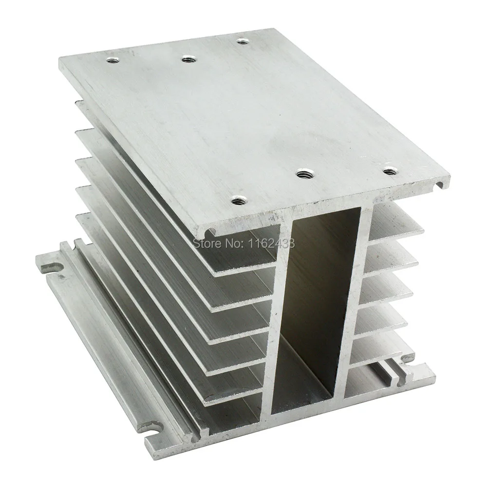 FHSH01-110 110*100*80 мм 60A трехфазное полупроводниковое реле, полупроводниковое реле алюминиевый радиатор FHS-T60