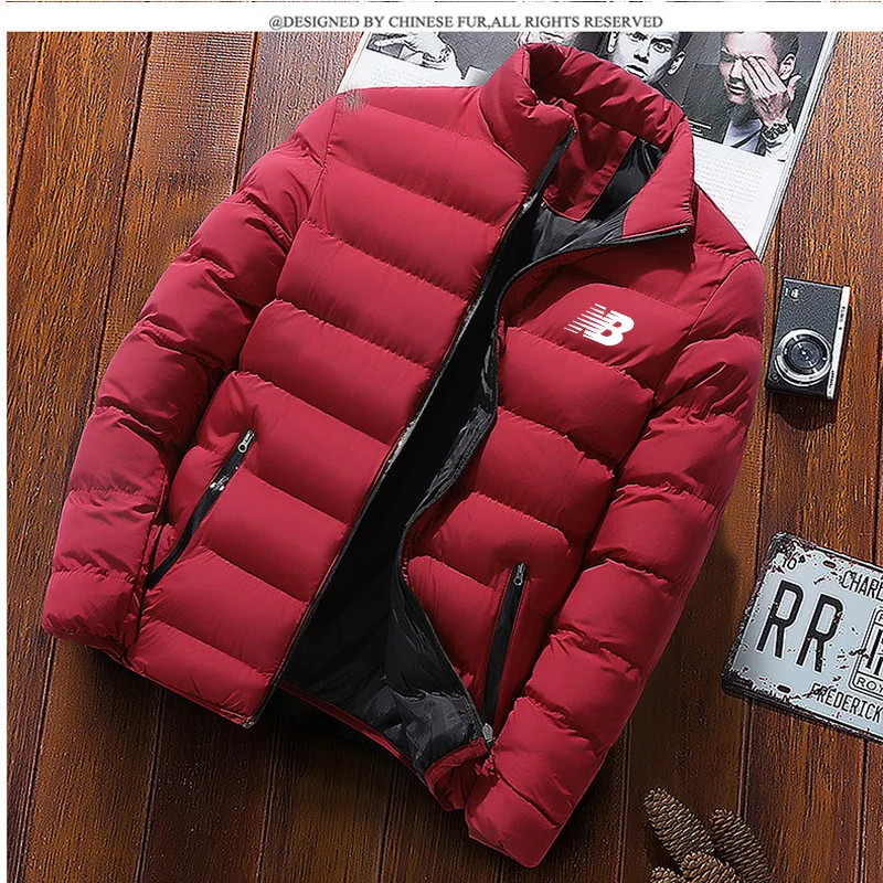 

Men Winter Jacket Long Sleeve baseball Jackets Windbreaker Zipper Windbreaker Liner plush Jacket Male Outwear Men Clothing