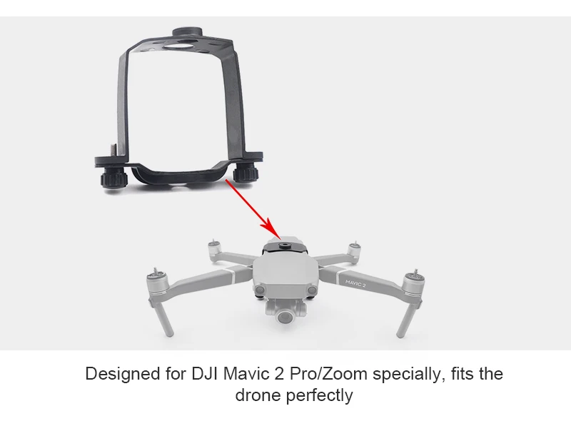 Крепление для камеры STARTRC DJI Mavic 2 pro, панорамный коннектор для камер 360 градусов, крепление для GoPro Hero 5/6/7/8, черный, для OSMO Action
