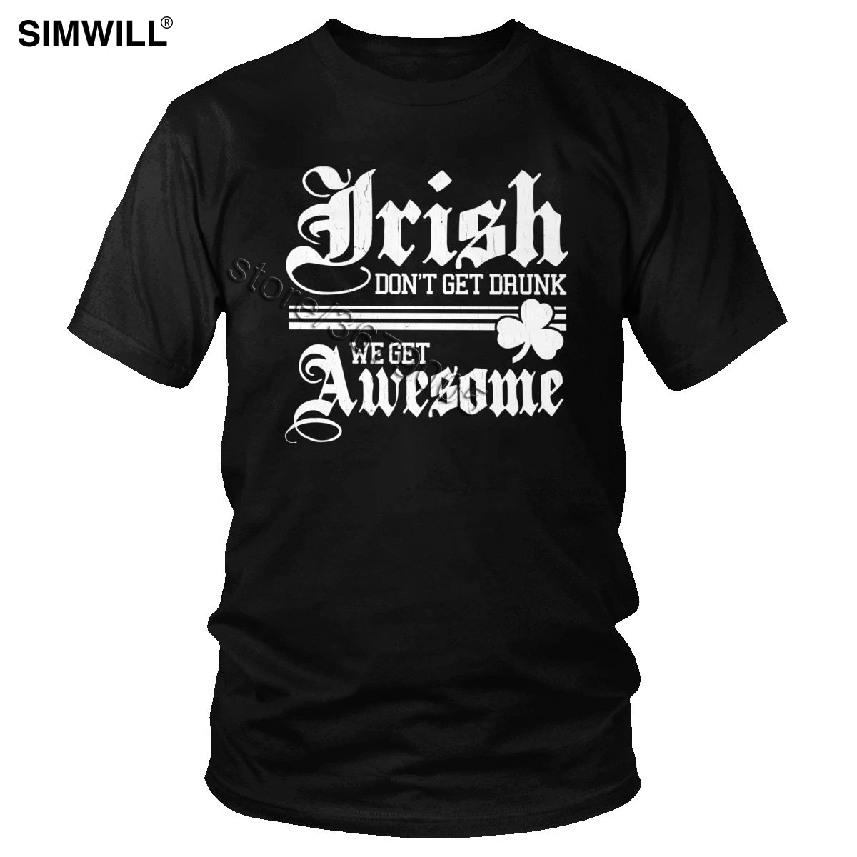 Забавная футболка с цитатой и питьем Ирландская надписью don't get drunk we awesome