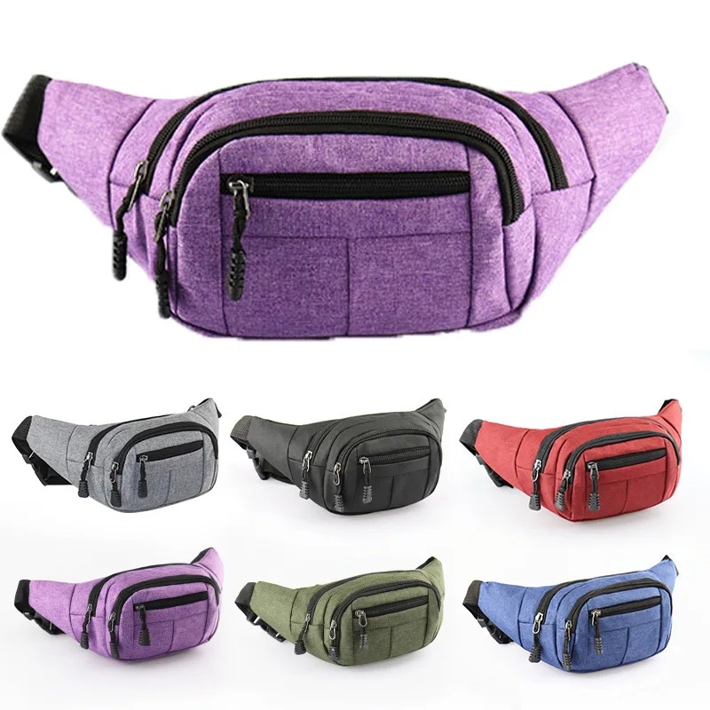 

Модная мужская и женская повседневная сумка унисекс для путешествий поясная сумка на молнии для спорта на открытом воздухе сумка на плечо д...